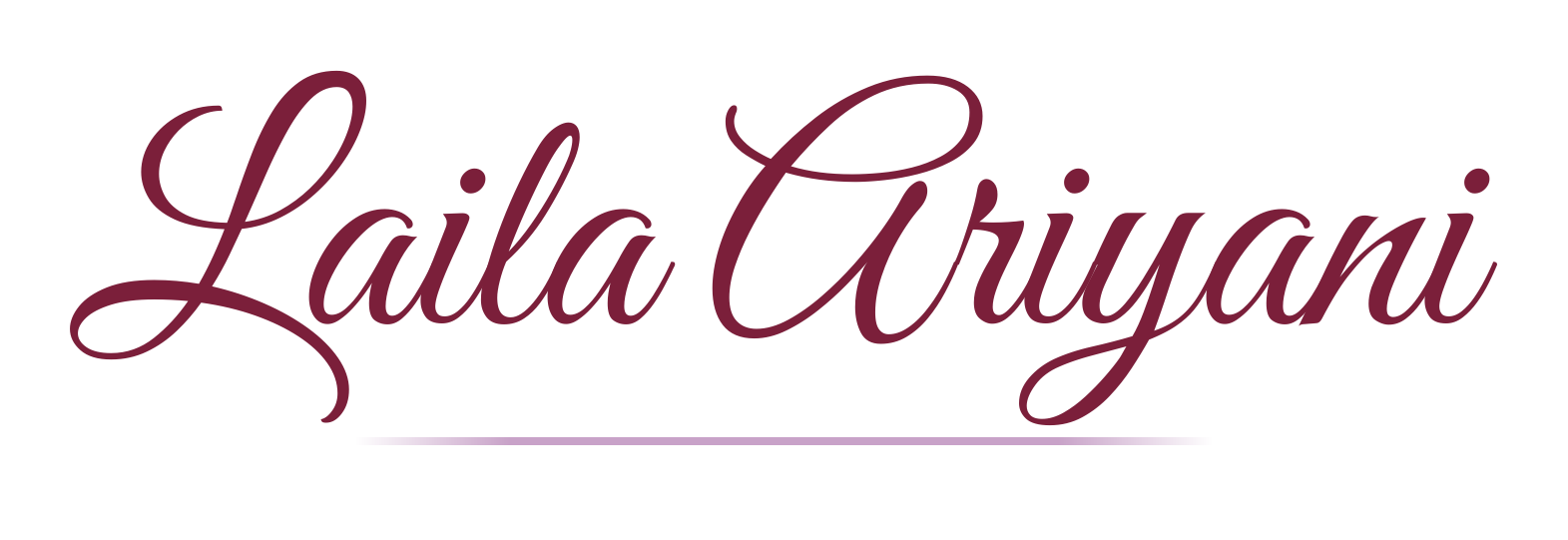 Laila Ariyani signature logo